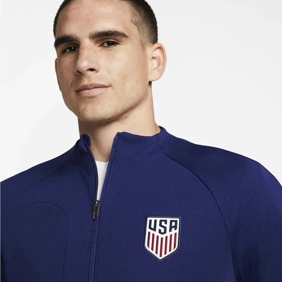 Nike Team USA Training Soccer USMNT On-Field Jacket DH4752-421 Men’s - Picture 3 of 7